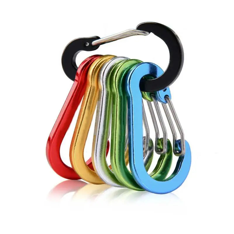 5-Pack Mini Aluminum Carabiner Clips – Scratch-Resistant Carabiner Clips Richie's