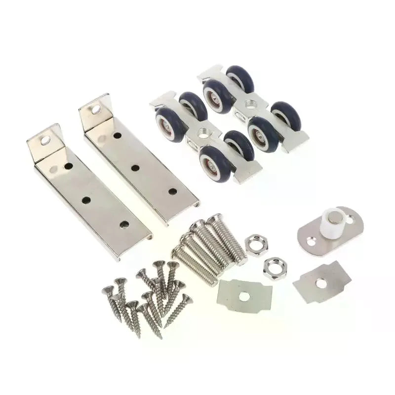Heavy Duty Sliding Door Pulley Rollers & Rail Track – 4 or 8 Wheels Door Pulley Rollers Richie's