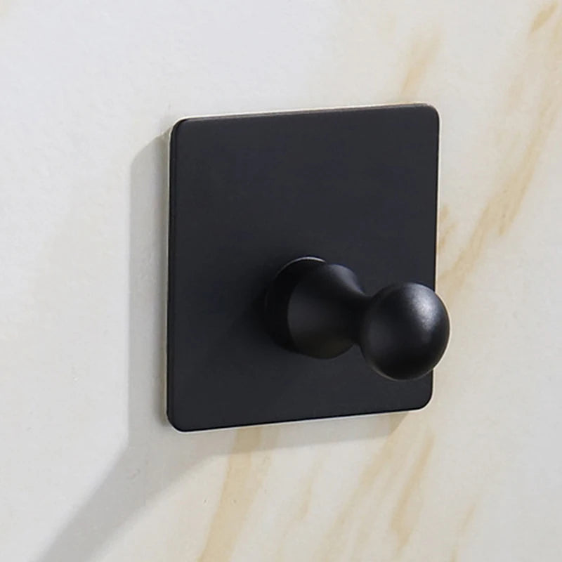 Stainless Steel Adhesive Wall Hooks Rustproof Punch-Free Hanger Adhesive Wall Hooks Richie's