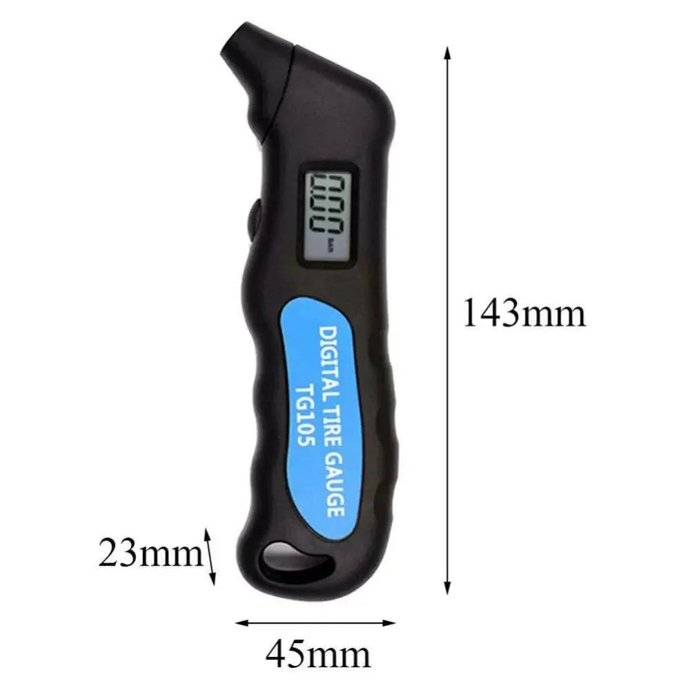 Digital Tire Pressure Gauge LCD PSI Meter – Car & Motorcycle Tire Pressure Gauge Richie's