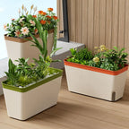 Modern Self-Watering Planter Pot with Water Level Window Self-Watering Planter Richie's