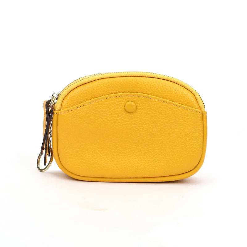 Women's Genuine Leather Wallet – Coin Purse & Card Holder Leather Women's Wallet Richie's YELLOW