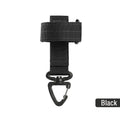 Tactical Glove Hanging Buckle Hook – Outdoor Camping Clip Tactical Gear Clip Richie's black One Size