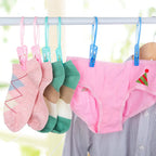 24Pcs Rust-Resistant Plastic Clothes Clips for Laundry Drying Clothes Clips Richie's
