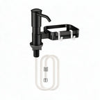 Kitchen Sink Soap Dispenser Pump with Rack & Extension Tube Soap Dispenser Richie's black