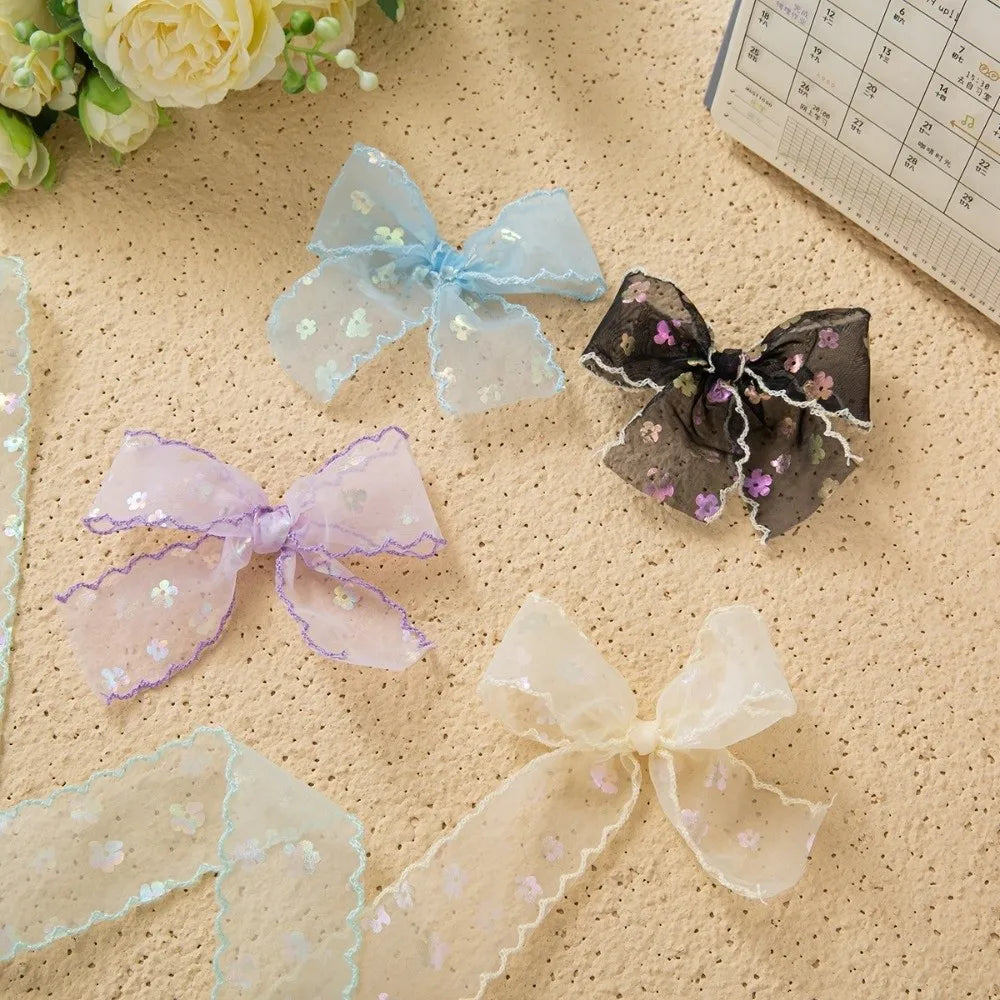 4cm Double-Sided Satin Ribbon Stripe Sequin DIY Gift Wrap Craft Ribbon Richie's