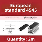Kande Aluminum Profile Sealing Strip – Anti-Collision Dust Guard Profile Sealing Strip Richie's EU4545 2M