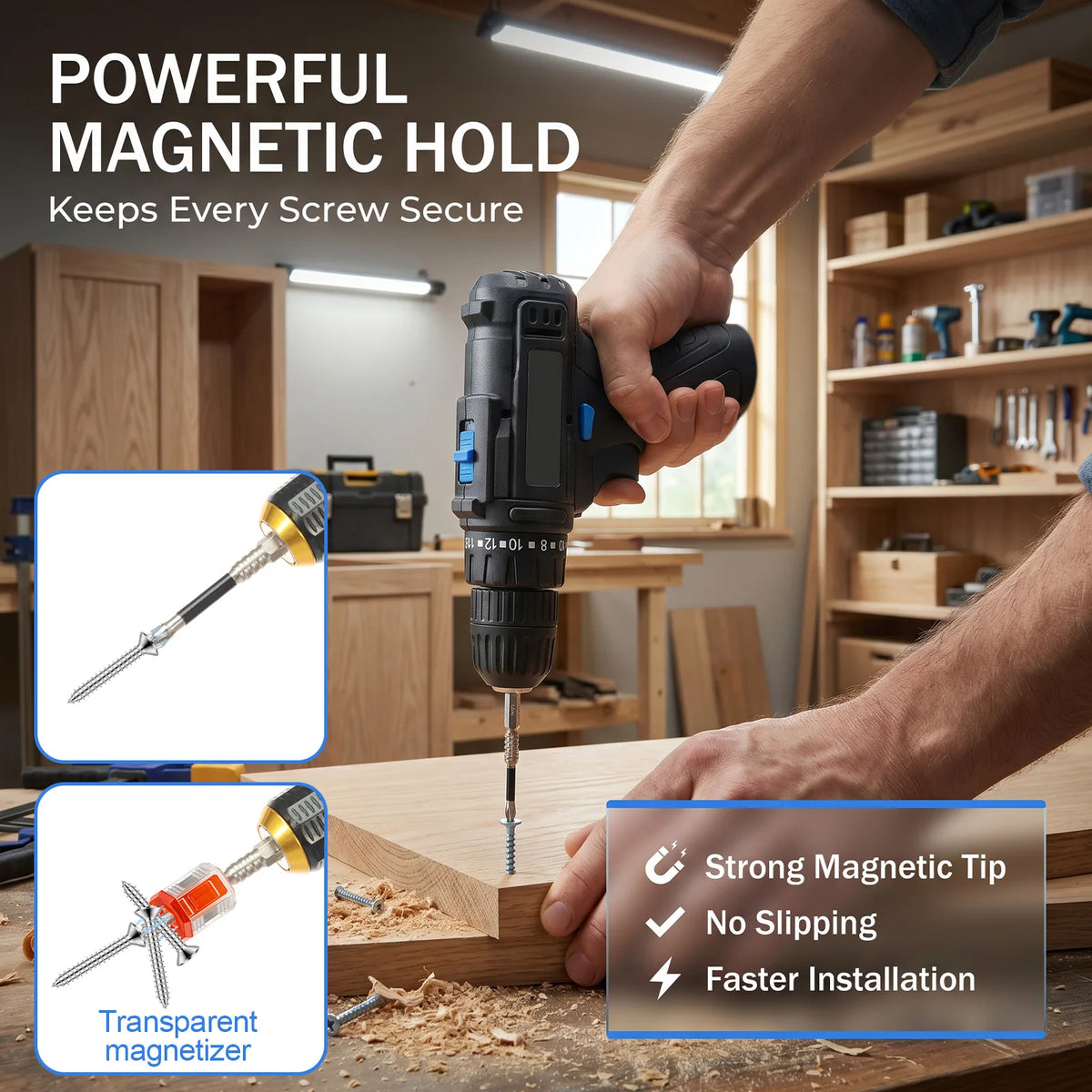 27-Pc Magnetic Screwdriver Drill Bit Set – Alloy Steel Screwdriver Bit Set Richie's