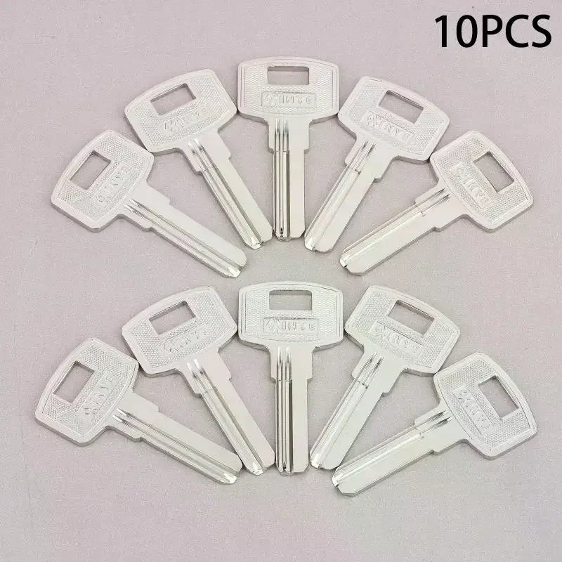 10Pcs FAV1D Baili Double Slot Key Blanks – Silver Metal Key Blanks Richie's
