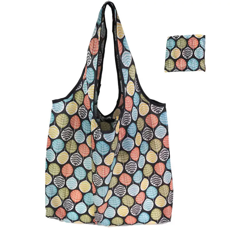 Reusable Foldable Tote Bag – Large Eco Grocery Shopping Bag Reusable Tote Bag Richie's Leaves