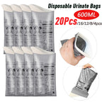 Portable Emergency Urine Bags 600ml Travel Urinal Bags 4–20 Pack Emergency Urinal Bag Richie's