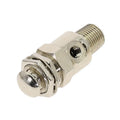 TAC2-2P Pneumatic Exhaust Valve 2/2 Way M5 & 1/8" Push Button Pneumatic Exhaust Valve Richie's TAC2-2P