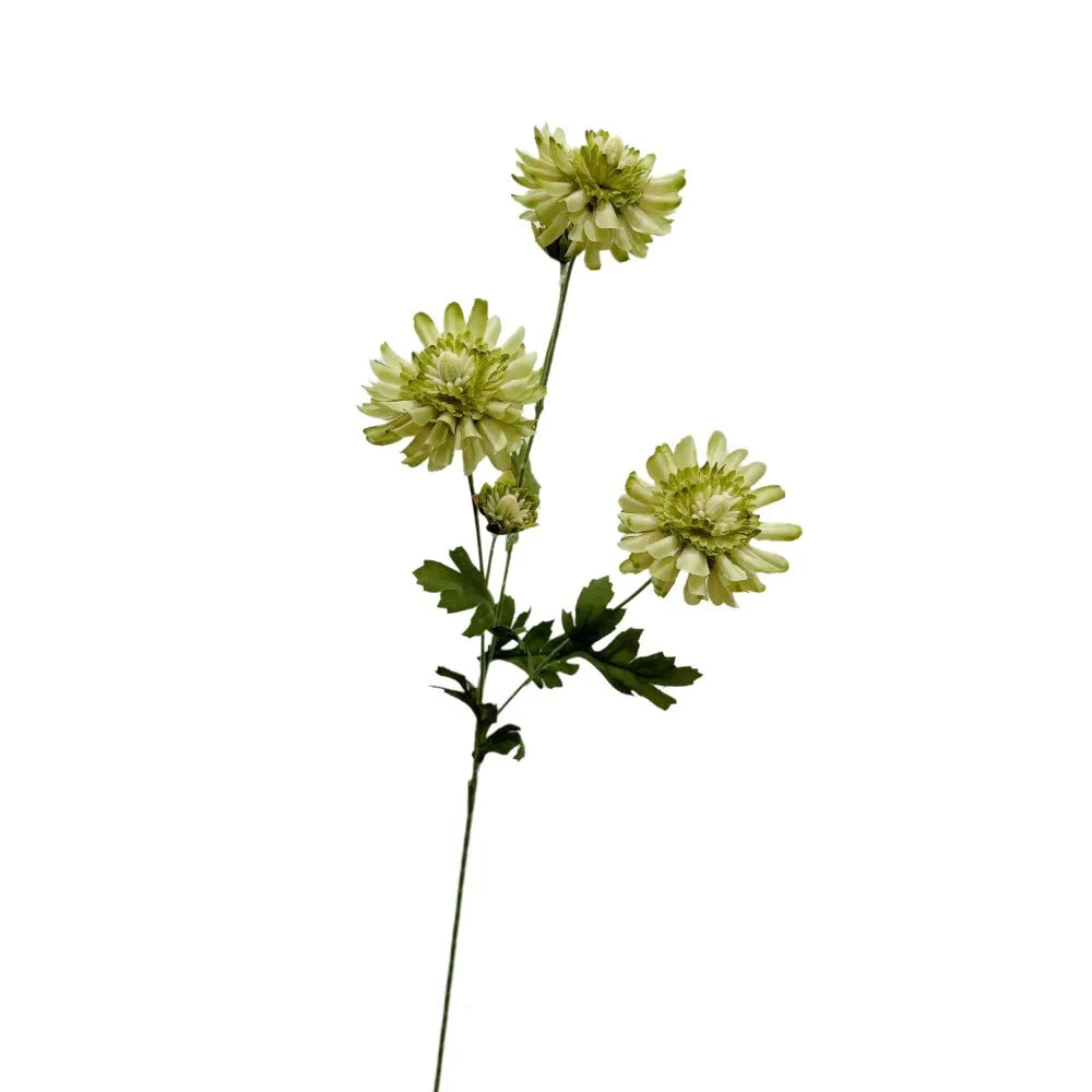 Yellow Artificial Chrysanthemum Stems – Faux Silk Flowers Artificial Flower Stems Richie's Green