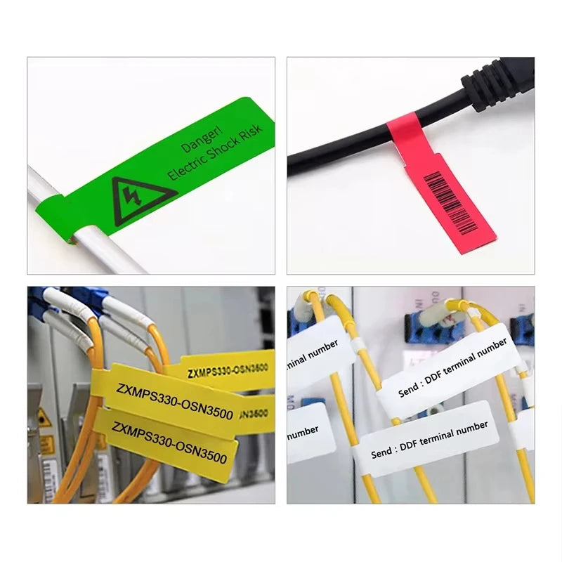 NIIMBOT Color Cable Labels – Thermal Stickers for D11 D110 Thermal Label Stickers Richie's
