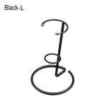 Iron Crystal Display Stand Wand & Orb Holder – Faux Crystal Base Crystal Display Stand Richie's Black L