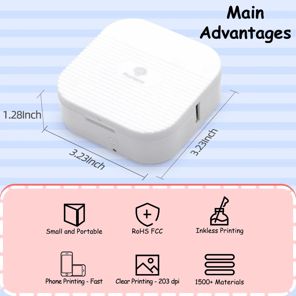 Phomemo Q31 Bluetooth Thermal Label Maker – Portable, Ink-Free Thermal Label Printer Richie's
