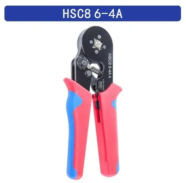 HSC8 6-4A Self-Adjusting Ratchet Ferrule Crimping Plier AWG23-7 Ratchet Crimping Plier Richie's HSC8 6-4A