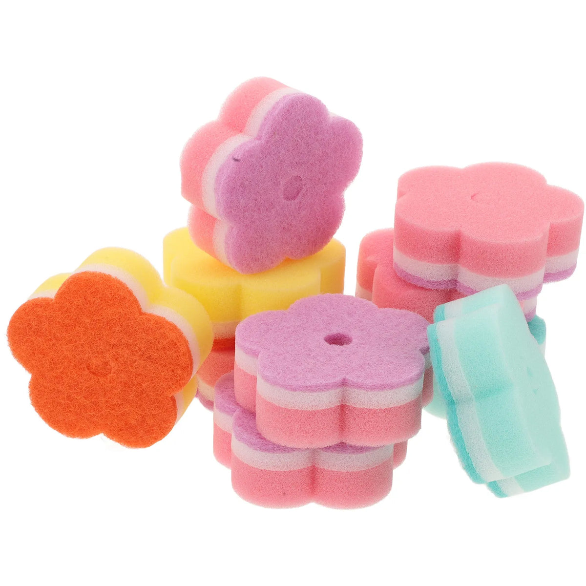 10-Pack Non-Scratch Dish Scouring Pads – Ultra-Soft Sponge Cloths Kitchen Scouring Pads Richie's Default Title