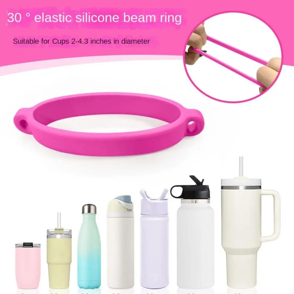 Silicone Drawstring Ring Bottle Sleeve & Cup Handle Strap Bottle Sleeve Strap Richie's