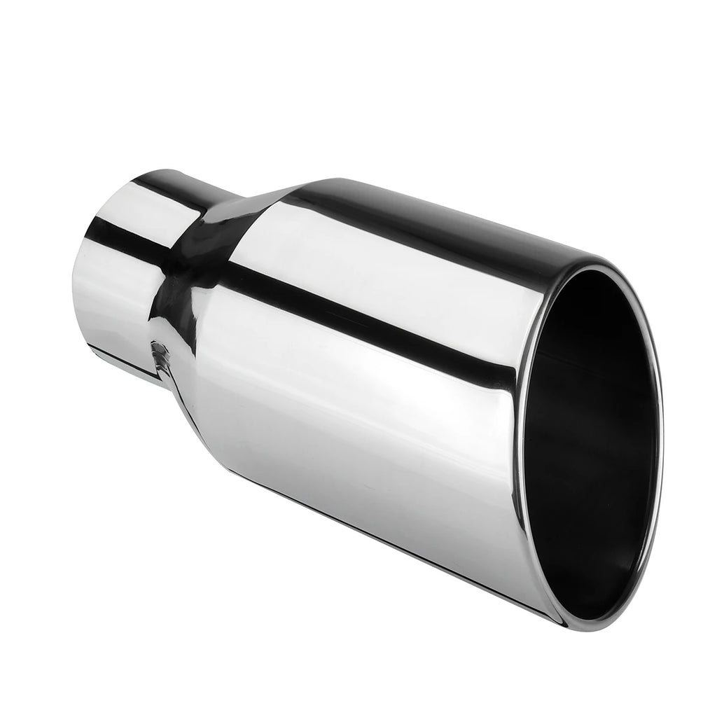 Universal Car Exhaust Tip 12" 4" Inlet 6" Outlet Tailpipe Car Exhaust Tip Richie's