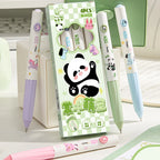 4-Pack Themed Gel Pens – Animal, Ballet & Floral 0.5mm Black Ink Gel Pen Set Richie's