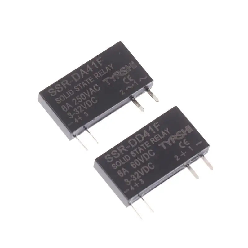 SSR-41FDD/41FDA Solid State Relay Slim DIN Rail Module 3-32VDC 6A Solid State Relay Richie's