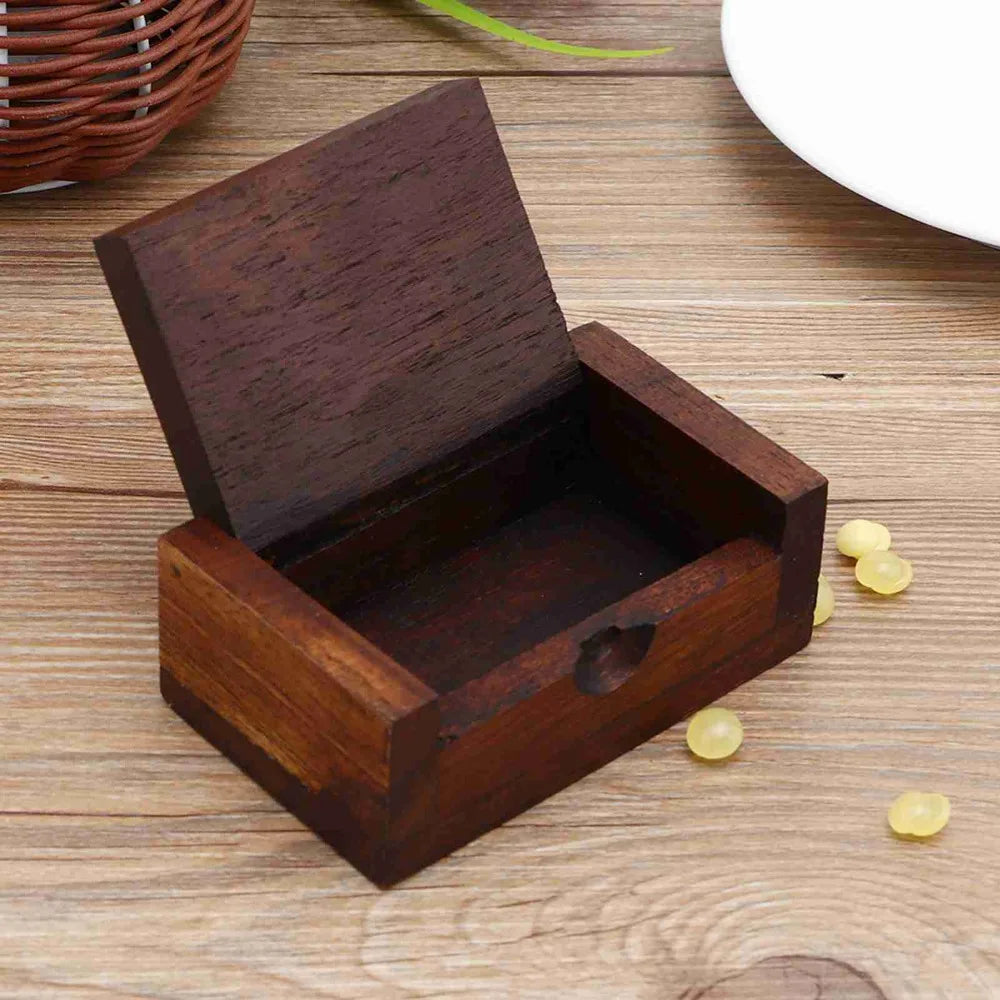 Refillable Wooden Toothpick Holder with Flip Cover – Mini Box Toothpick Holder Richie's