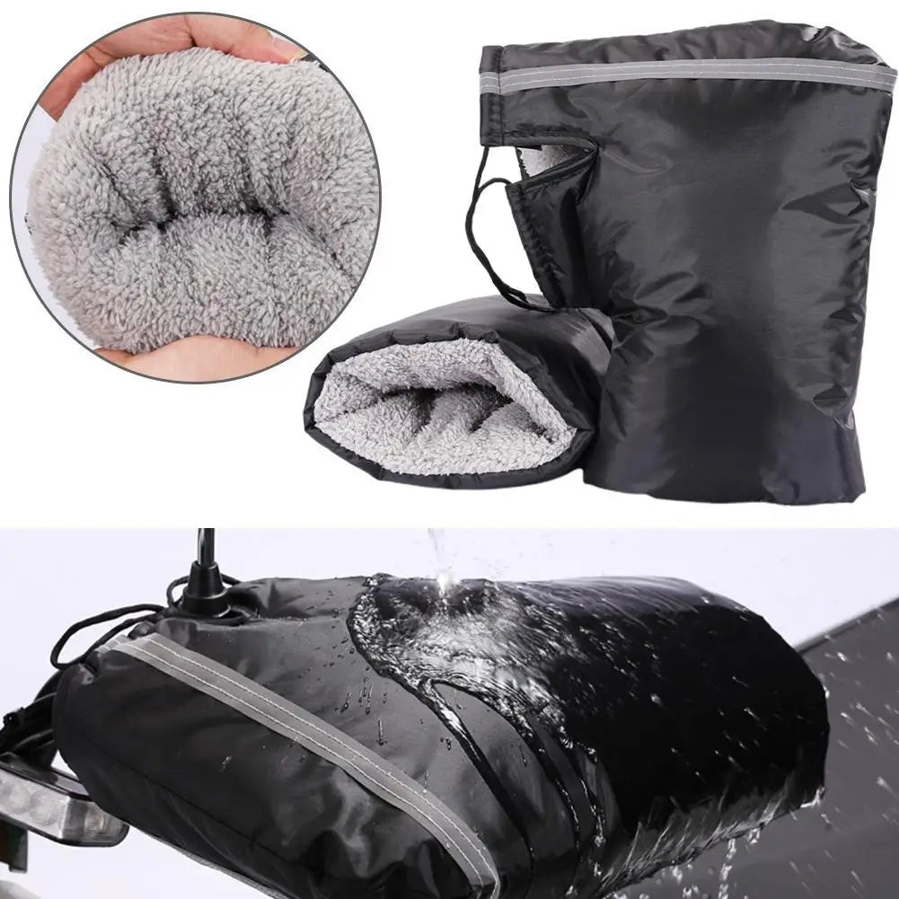 Motorcycle Handlebar Muffs – Waterproof Winter Hand Covers Handlebar Hand Muffs Richie's