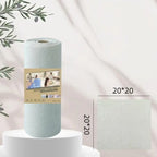 Microfiber Kitchen Towels 20pcs Reusable Lint-Free Roll Microfiber Cleaning Cloths Richie's Green
