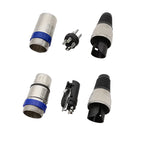 3-Pin XLR Male Female Connectors – Microphone Cable Plug Socket XLR Audio Connector Richie's