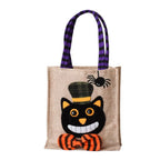 Halloween Non-Woven Tote Bags | Witch Skull Pumpkin Designs Halloween Gift Bag Richie's cat 1pc