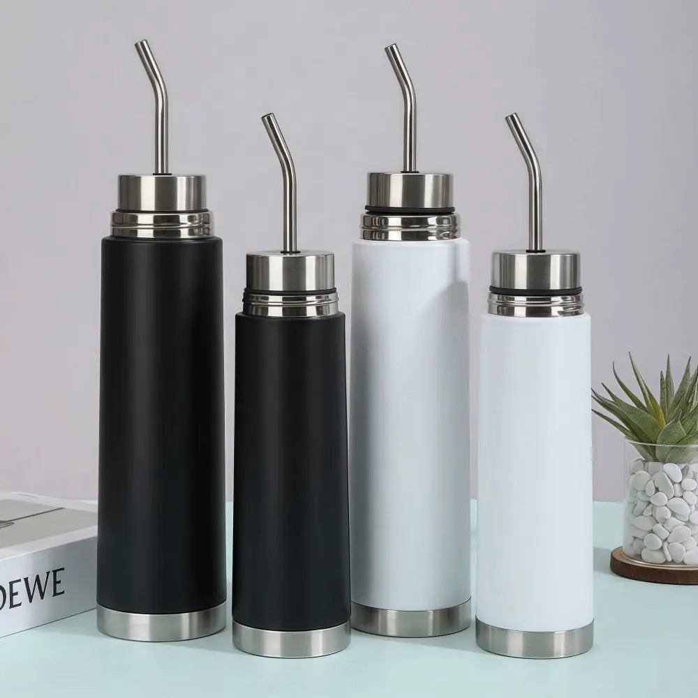 Yerba Mate Bottle 2-in-1 Built-in Straw Vacuum Thermos 500ml/750ml Vacuum Thermos Bottle Richie's