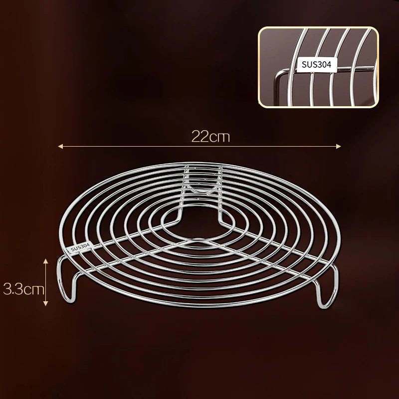 304 Stainless Steel Steamer Rack – Kitchen Steaming Tray 16–22cm Steamer Rack Richie's A 22cm