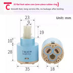 Ceramic Faucet Cartridge Hot & Cold Mixer Valve Core Repair Faucet Cartridge Richie's C 35 mm spool