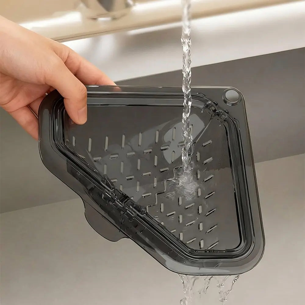 Triangle Sink Drain Basket Filter – Magnetic Openable Bottom Sink Drain Basket Richie's
