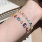 Sparkling Zircon Crystal Bracelet for Women | Y2K Style Fashion Bracelet Richie's