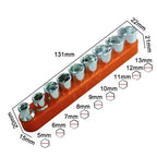 1/4" Drive Ratchet Wrench Socket Set 8pcs 5–12mm Quick Release Ratchet Socket Set Richie's