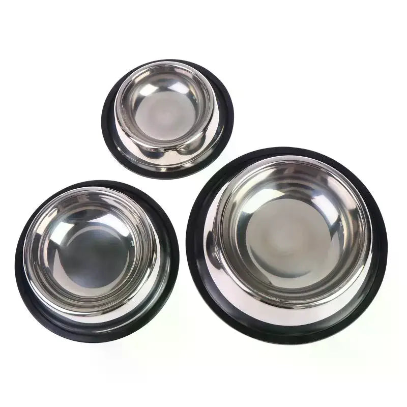 Stainless Steel Non-Slip Pet Bowl for Dogs & Cats | Richie's Pet Feeding Bowl Richie's