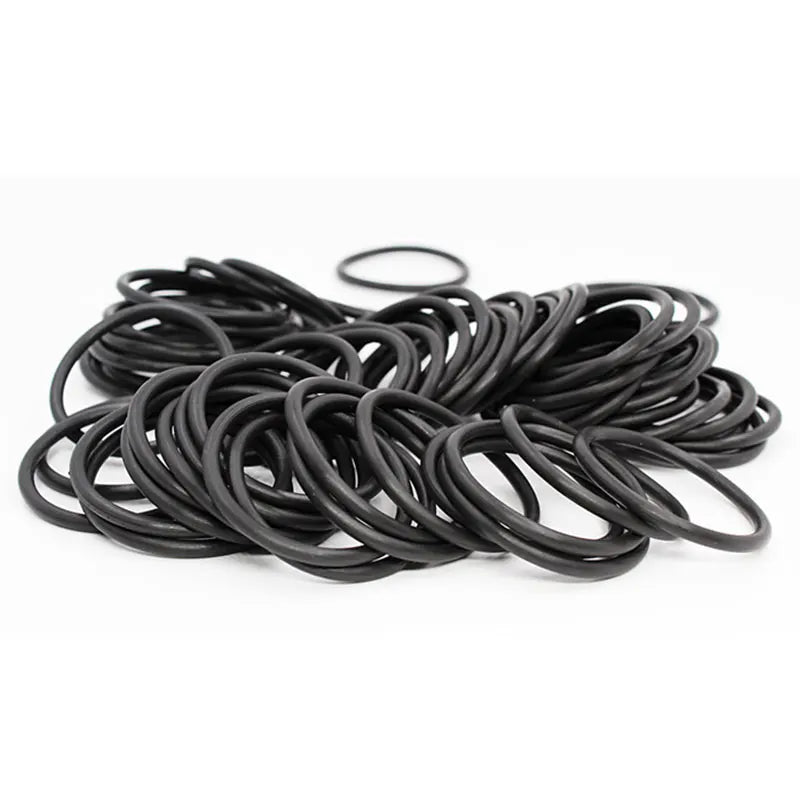 5-Pack Black FKM O-Ring Seals CS 2–5mm OD 5–115mm | Ouling Rubber O-Ring Seals Richie's