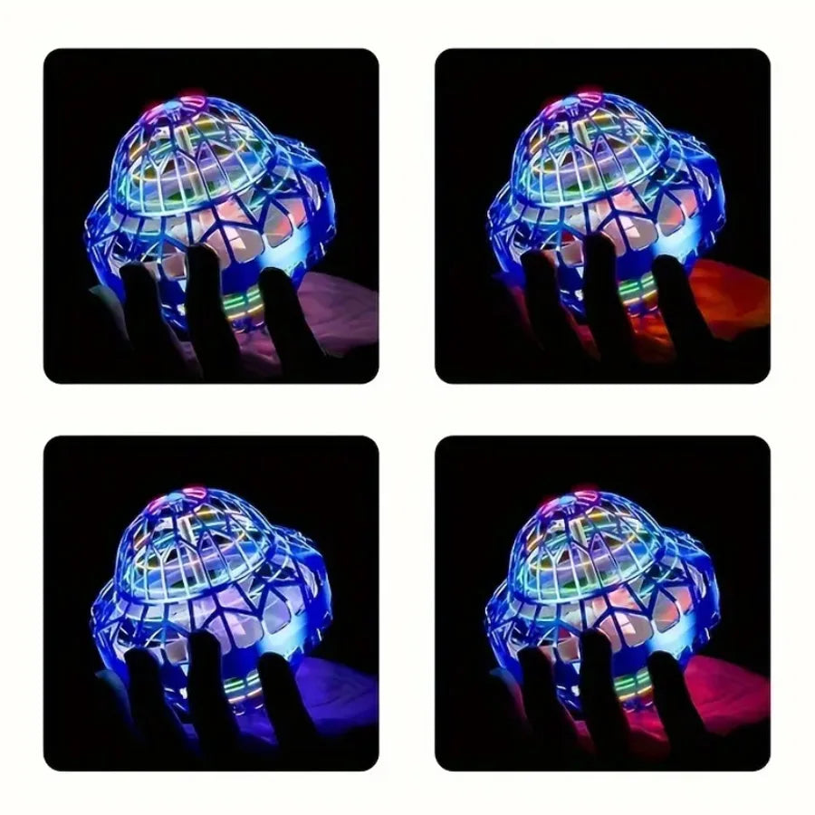 Spinning Flyball UFO LED Night Light Return Ball Toy LED Flying Toy Richie's