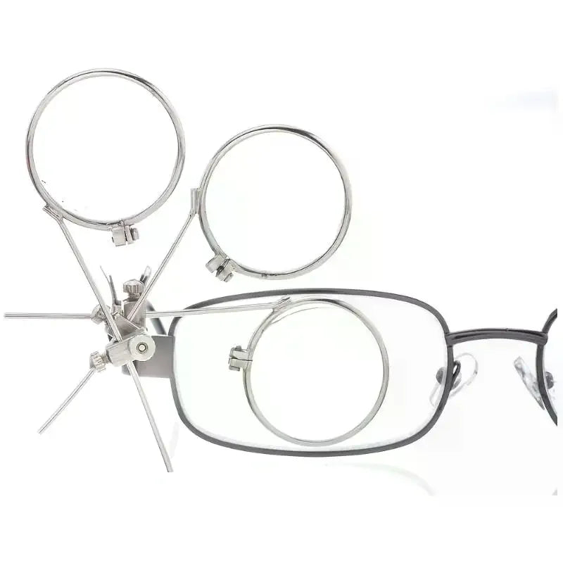 Clip-On Triple Lens Loupe Magnifier 10X 15X 20X for Jewelers Clip-On Loupe Magnifier Richie's