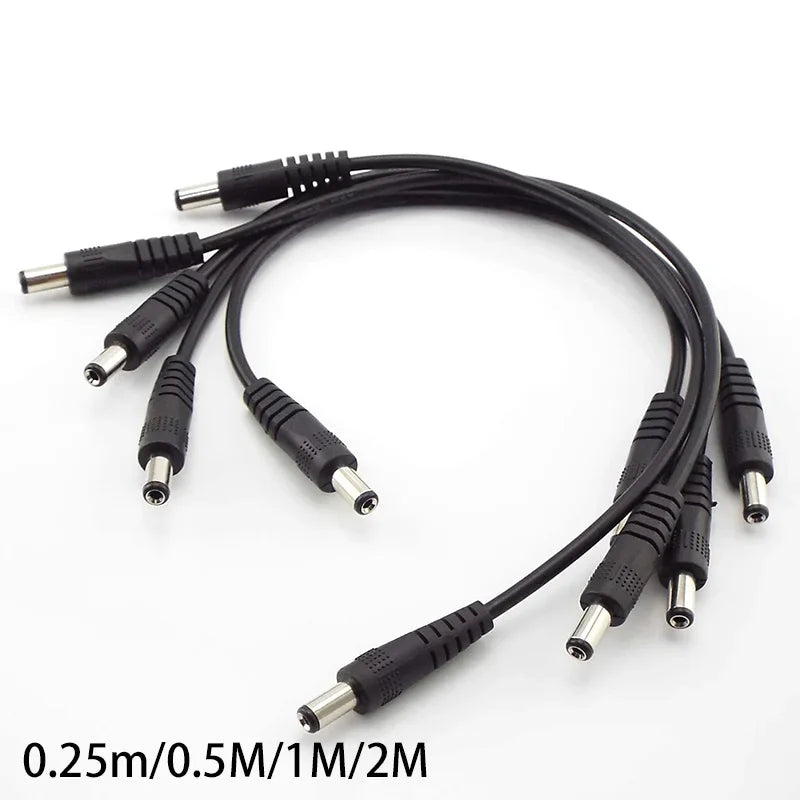 DC 5.5x2.1mm Male to Male Power Extension Cable 12V 3A CCTV DC Power Cable Richie's