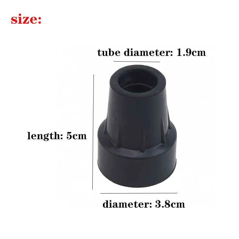 19mm Rubber Walking Stick Ferrule Heavy Duty End Cap Cover Walking Stick Ferrule Richie's