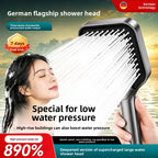 Pressurized Shower Head Set – High-Flow ABS Bathroom Kit Pressurized Shower Set Richie's