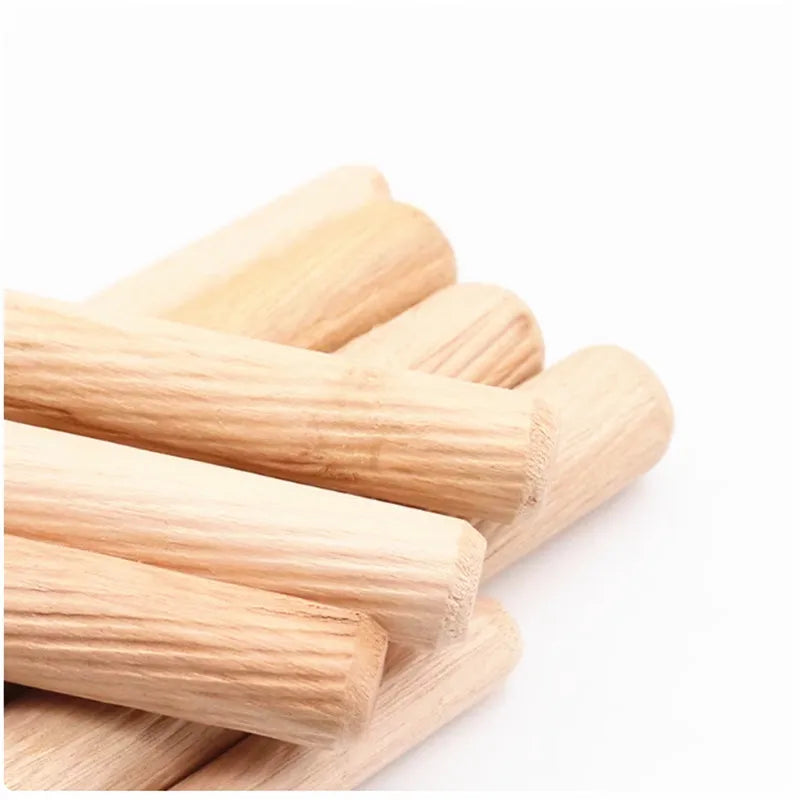 M6 M8 M10 Fluted Wooden Dowel Pins – Furniture & Cabinet Set Wooden Dowel Pins Richie's