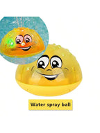 LED Rotating Spray Ball Bath Toy for Toddlers – Water Sprinkler Bath Toy Richie's MIA14-yellow
