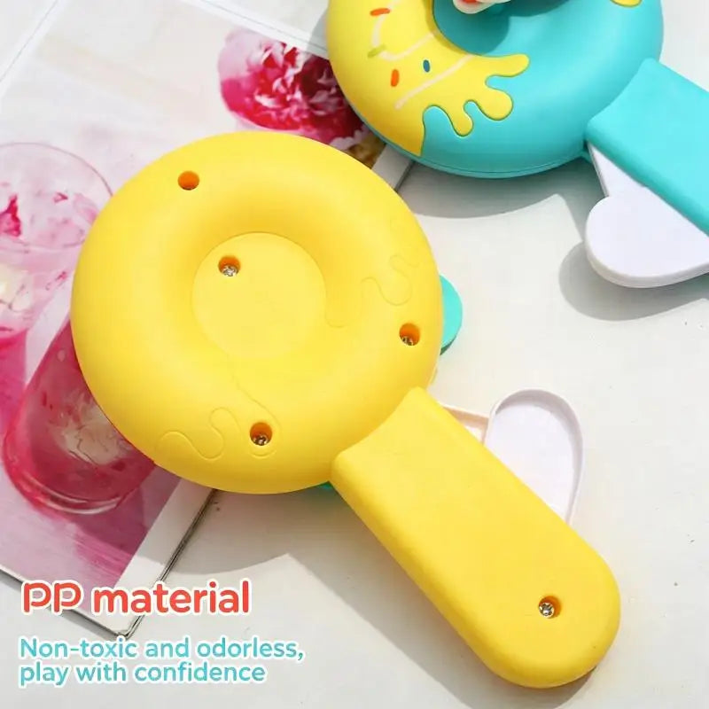 Donut Manual Hand Press Fan – Portable Mini Cooling Fan Manual Cooling Fan Richie's
