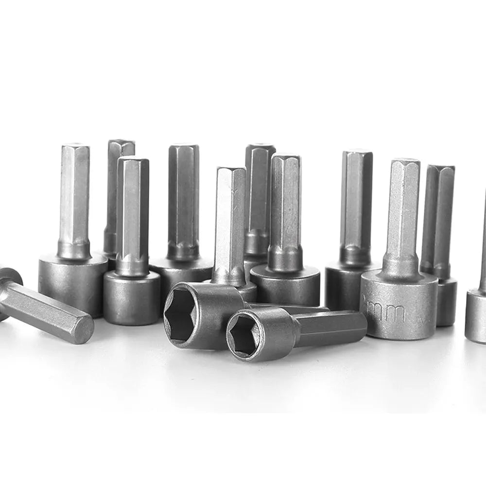 9/14 Pcs Hex Nut Driver Drill Bit Socket Set | 1/4" Shank Nut Driver Bit Set Richie's