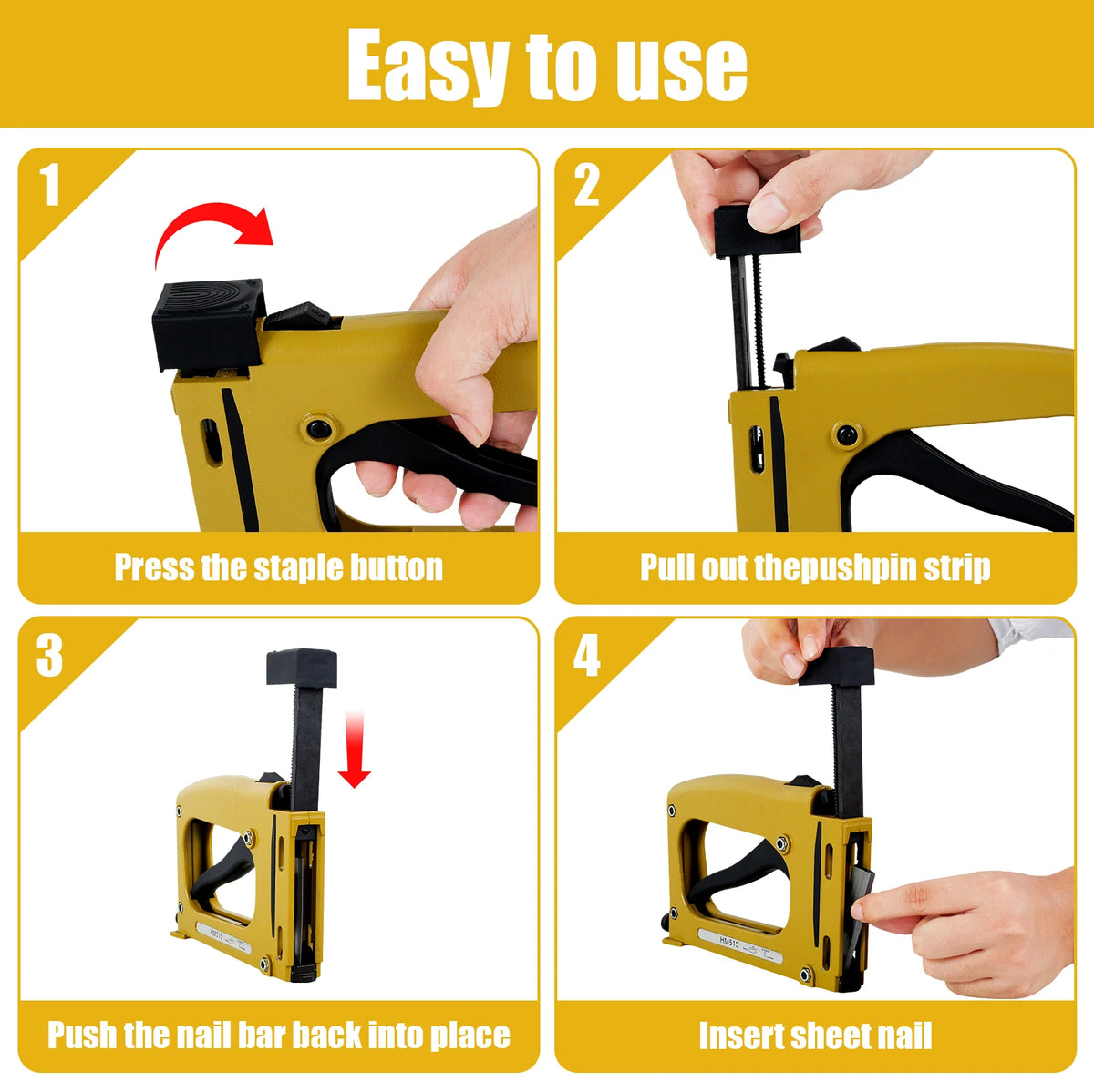 Manual Picture Frame Point Driver with 1000 Nails | Flex Tacker Frame Point Driver Richie's