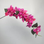 Realistic Silk Artificial Bougainvillea Branch UV Resistant 80cm Artificial Flower Branch Richie's Rose red